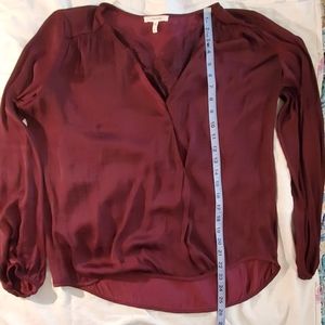 🤩Maroon Blouse with Lace on the Top🤩